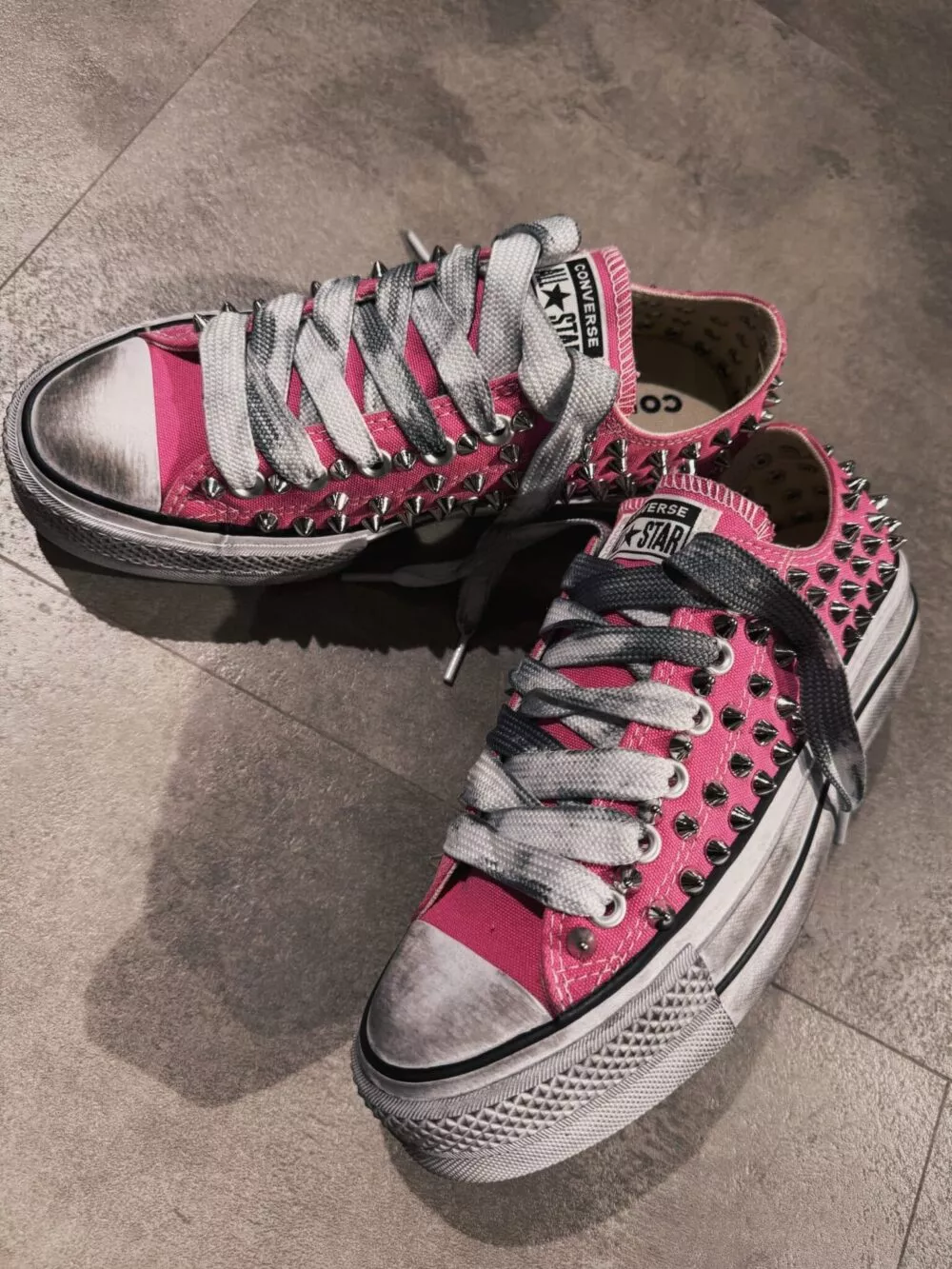 CONVERSE Platform Low SPIKEY PINK - foto 3