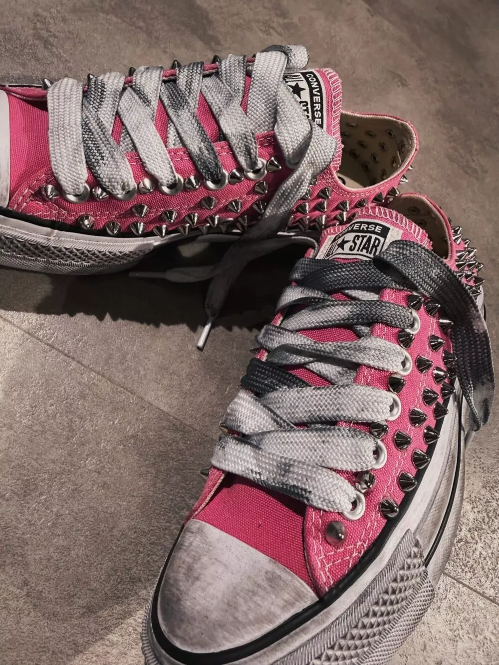 CONVERSE Platform Low SPIKEY PINK - foto 7