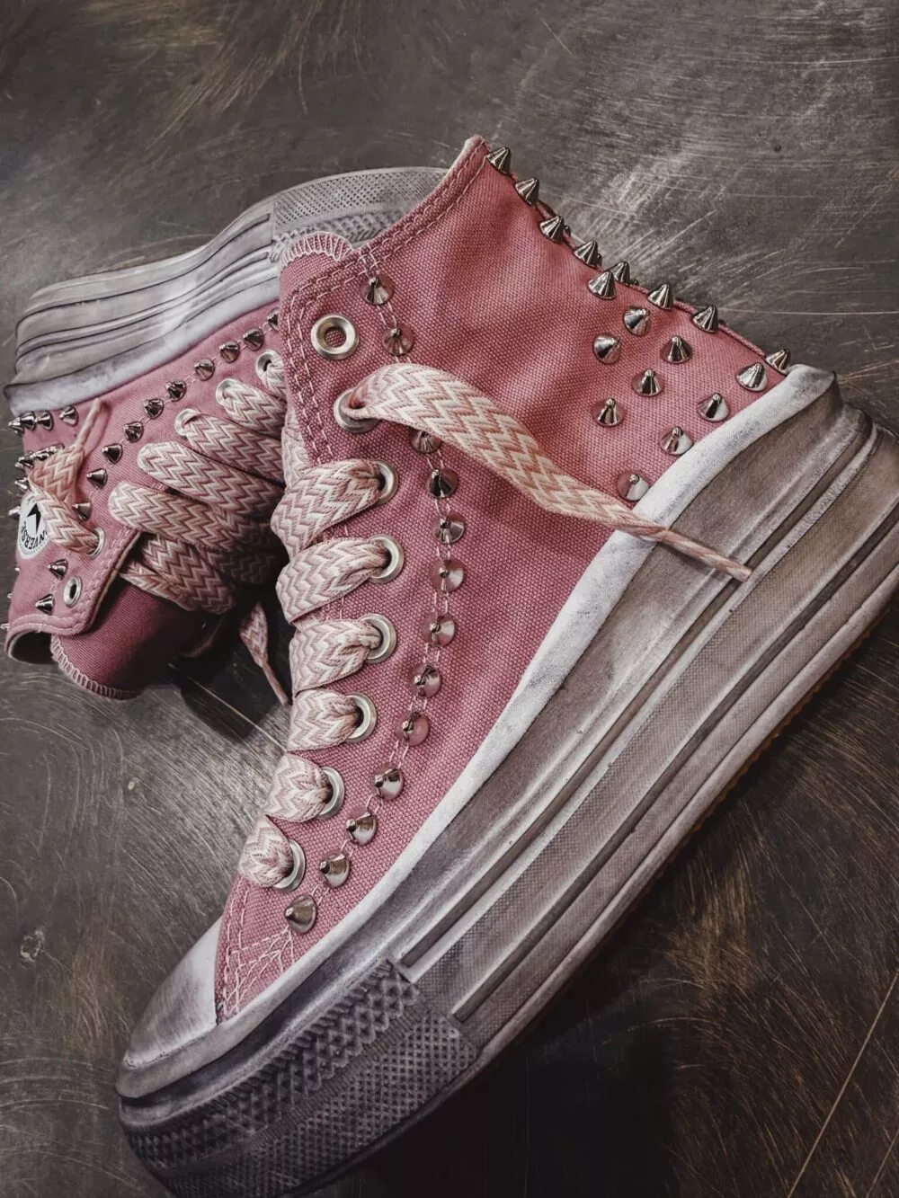 CONVERSE Platform High MOVE Rose Spike - foto 2