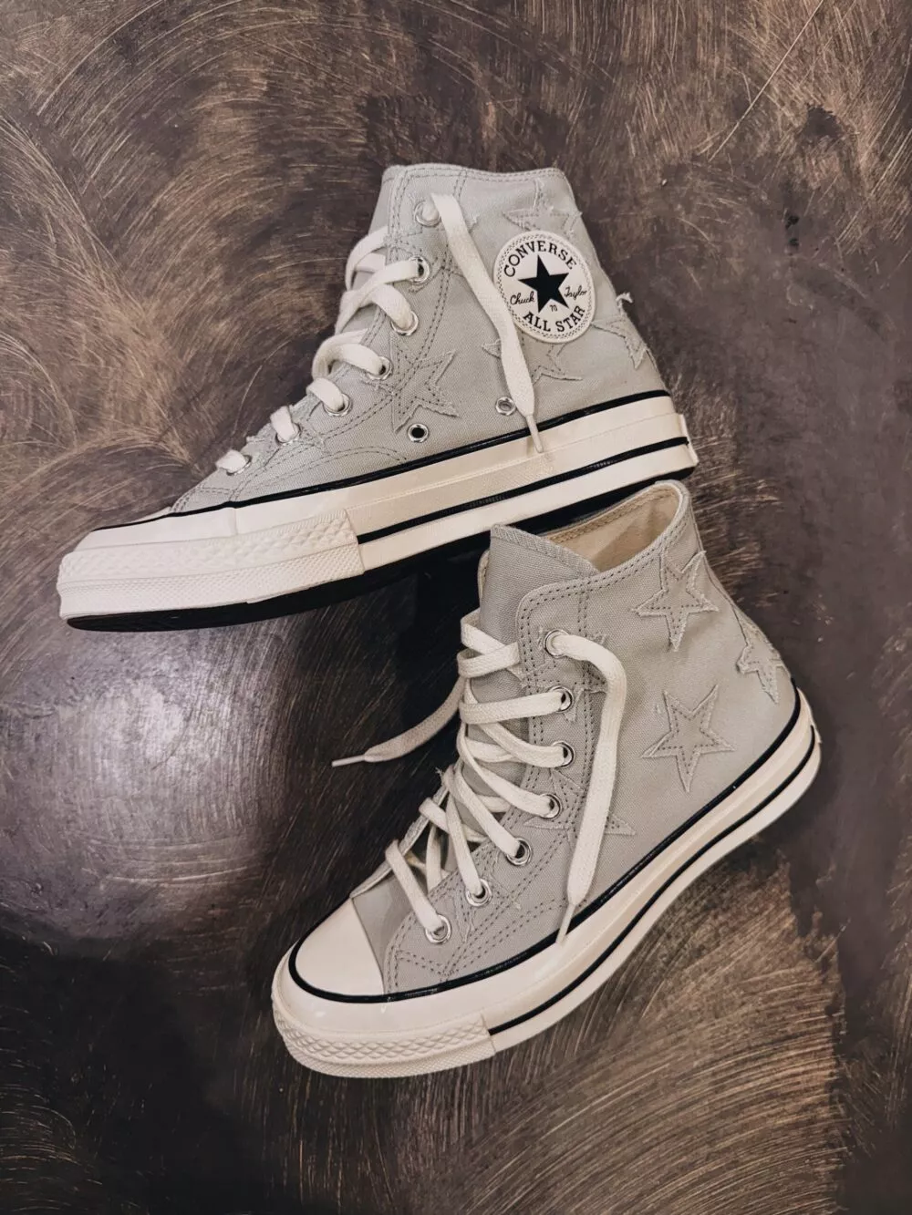CONVERSE Chuck 70 High Rainwashed Grey Egret Black