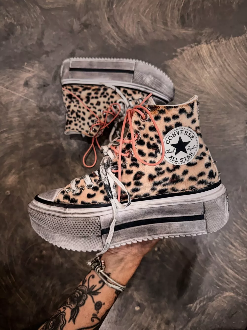 CONVERSE DOUBLE STACK HIGH Baby Leo