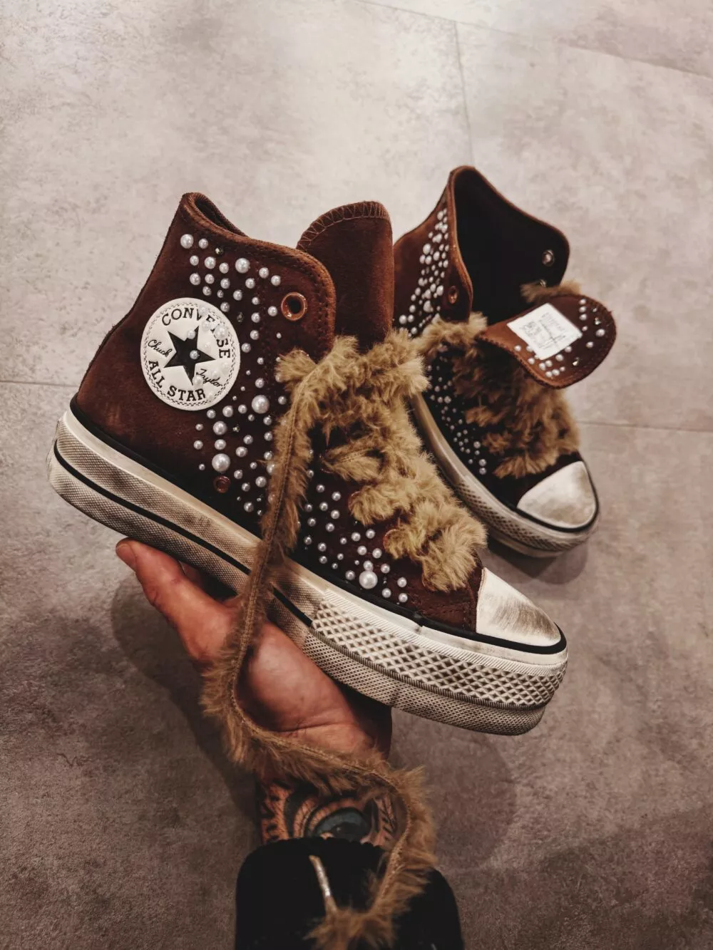 CONVERSE PLATFORM HIGH Cozy Pearl Brown