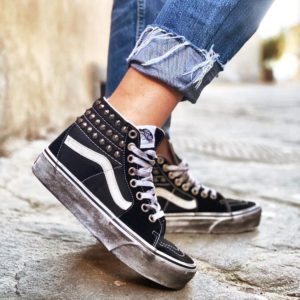 Vans Sk8-Hi Platform Black Borchie