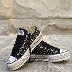 CONVERSE PLATFORM BASSA NERA BORCHIE 2