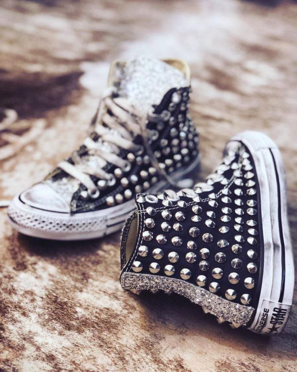 converse argento 750