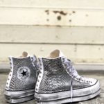 Converse HIGH Platform White PITONE SILVER 3