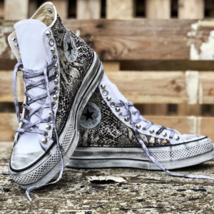 Converse Platform High White Pytho (White)