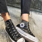 Converse Platform LEATHER BLACK COLLAR 2