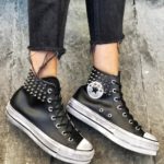 Converse Platform LEATHER BLACK COLLAR 3