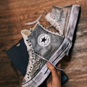 Converse High Platform White (Pytho Silver)