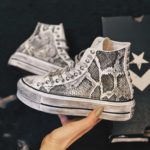 Converse High Platform Black Cobra White