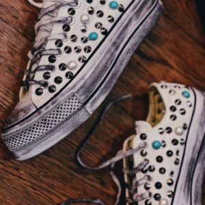 Converse Platform Low White Stardust