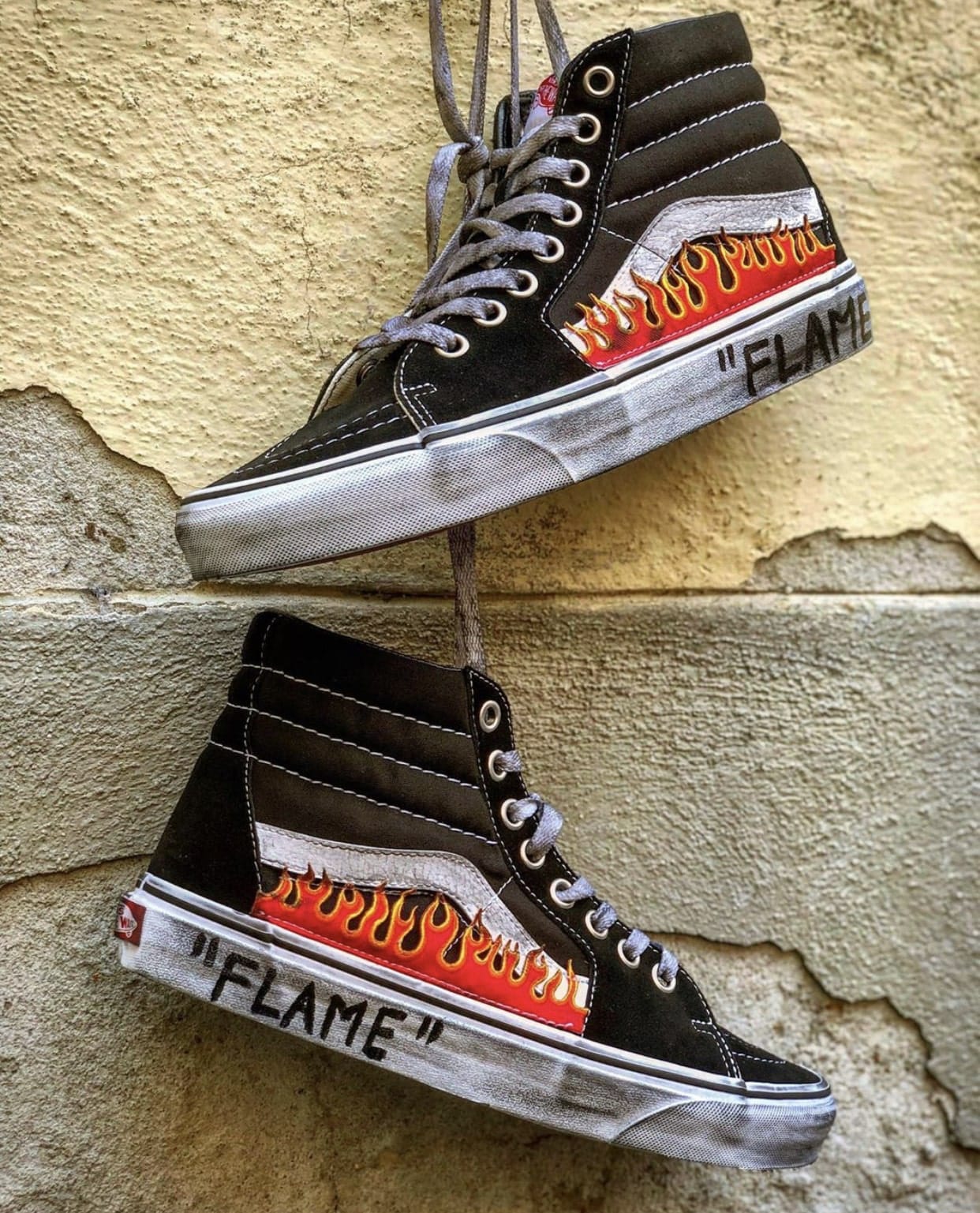 vans platform fiamme