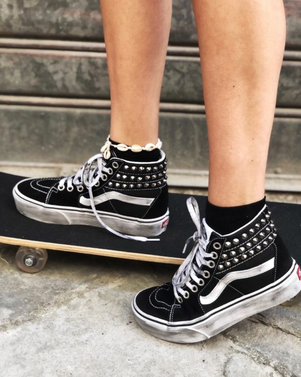 vans platform alte nere