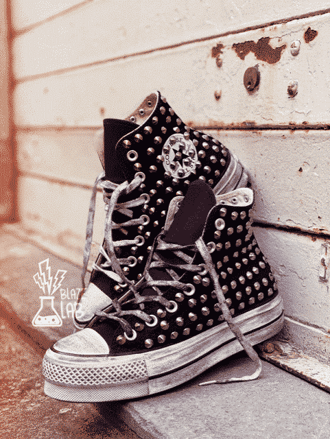 converse platform black