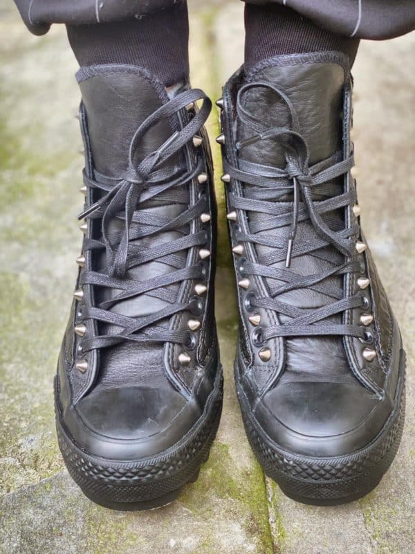 Converse Ripple Leather Black Crocco