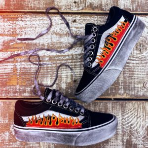 Vans Old Skool Platform Flame