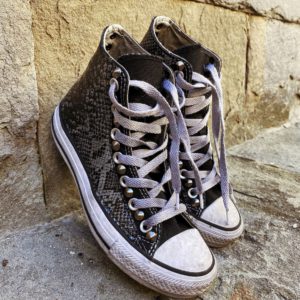 Converse Classic High Black Pytho