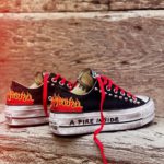 Converse Platform High Croco Black