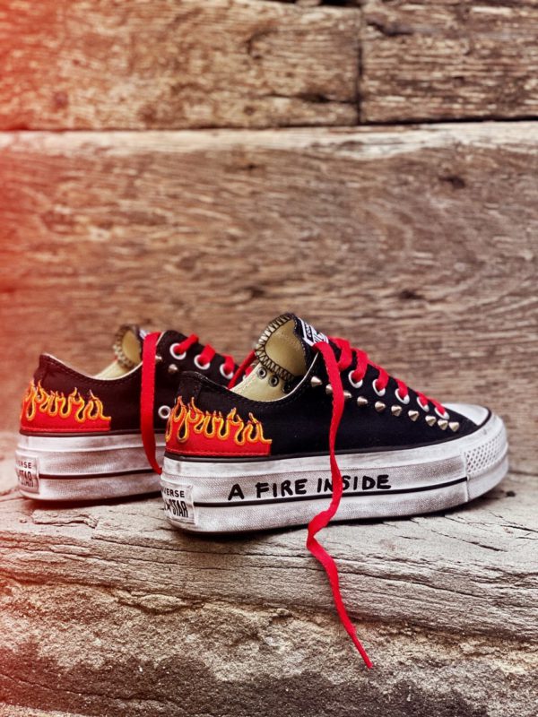 converse flame low