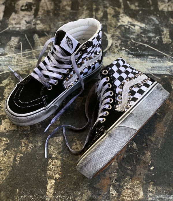 vans sk8 hi platform scacchi