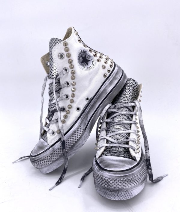 converse argento platform