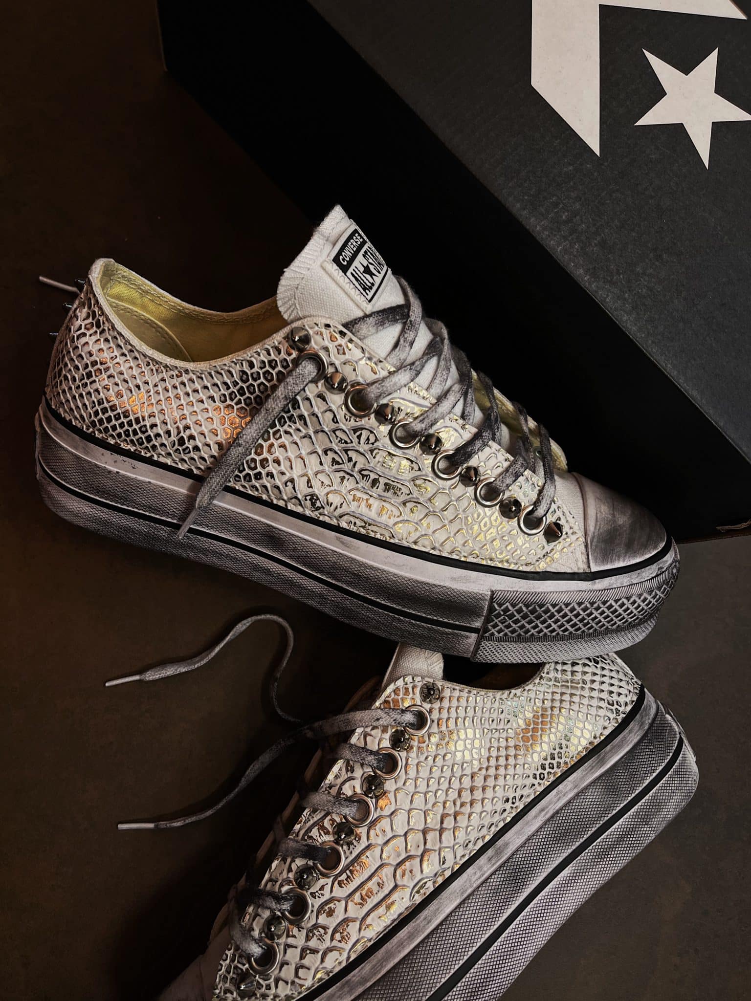 converse platform platino