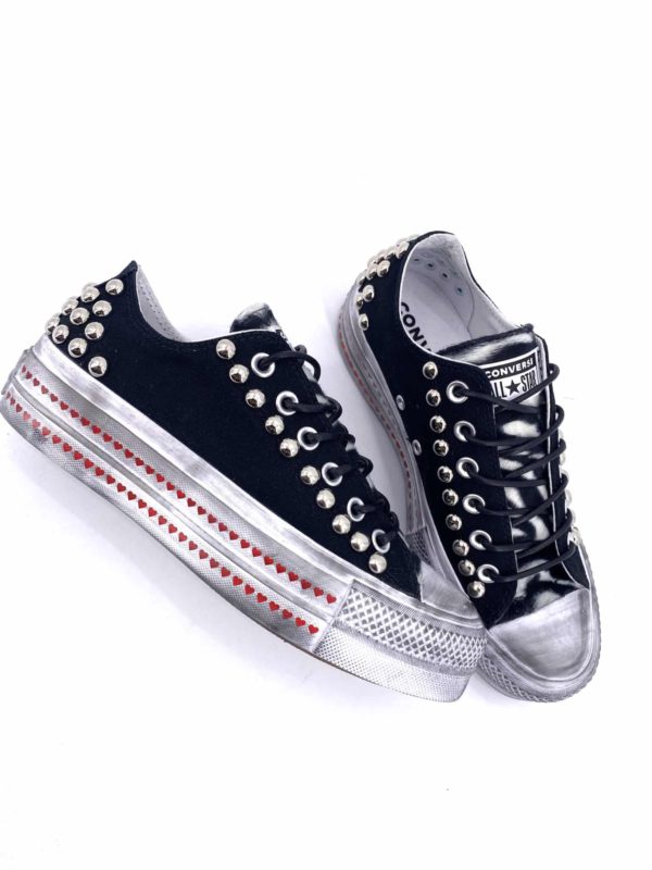 Converse Platform Low Canvas Love Zebra