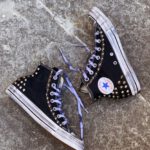 Converse Platform High Leather Black Zebra