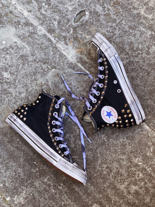 Converse Classic High Black Back Studs