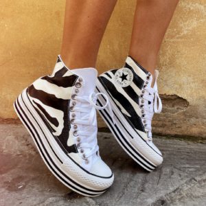 converse con borchie platform