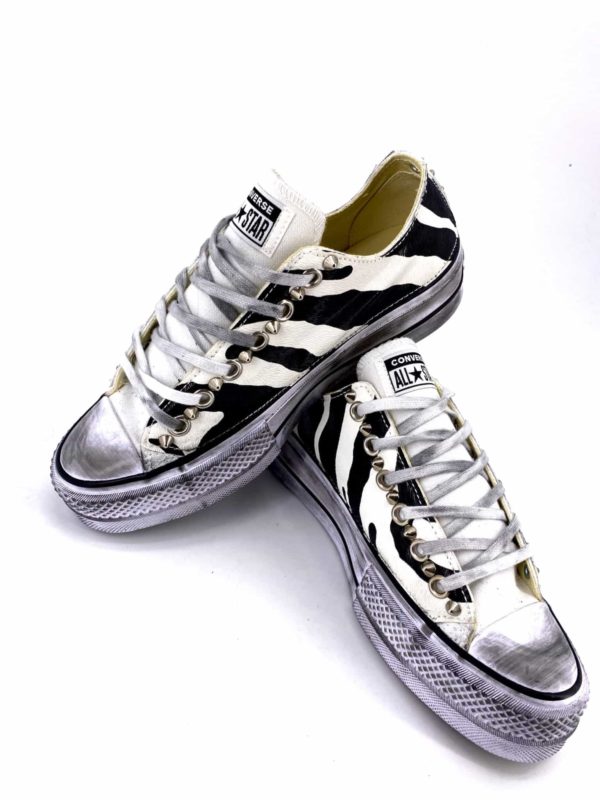 Converse Platform Low White Zebra Lux