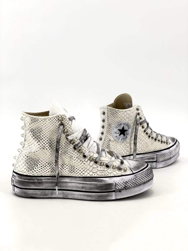 Converse Platform High White Pytho (White Lux)
