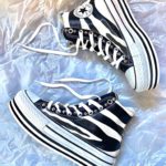 Converse Platform Eva High White Leather Spikes