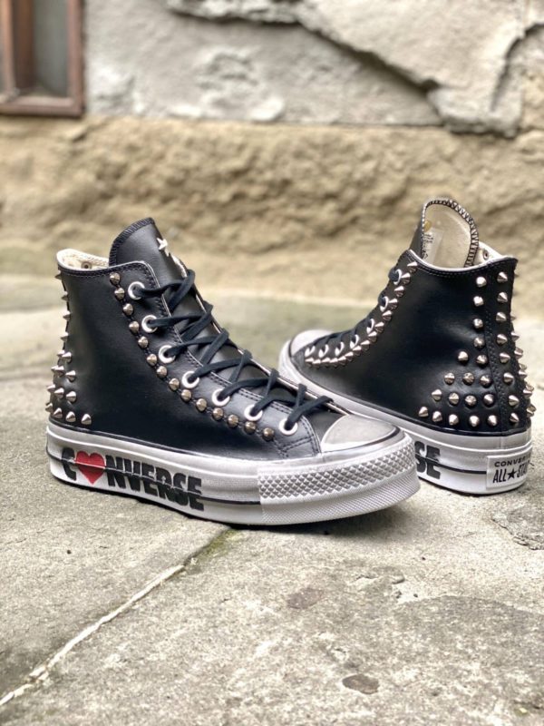 Converse Platform High Pelle Marks Spikes