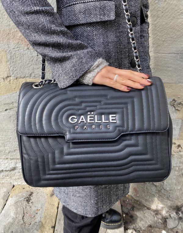 Gaelle. Maxi Tracolla Logo Black