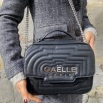 Gaelle Tracolla Media Con Catena Nero