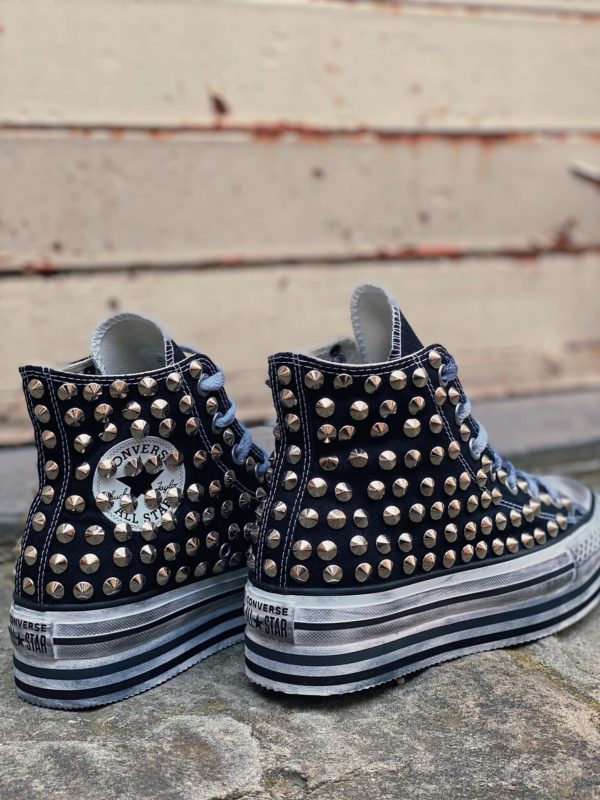 Converse Platform High Layer Black Borchie Full
