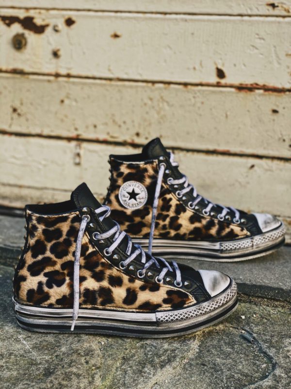 Converse Platform Eva High Black Leo Leather