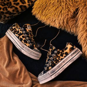 Converse Platform Low Black Teddy Leo