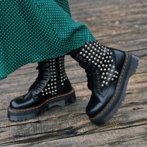 dr martens platform borchie