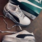 Puma Cali Sport Mix White Black (Borchie Sferiche)