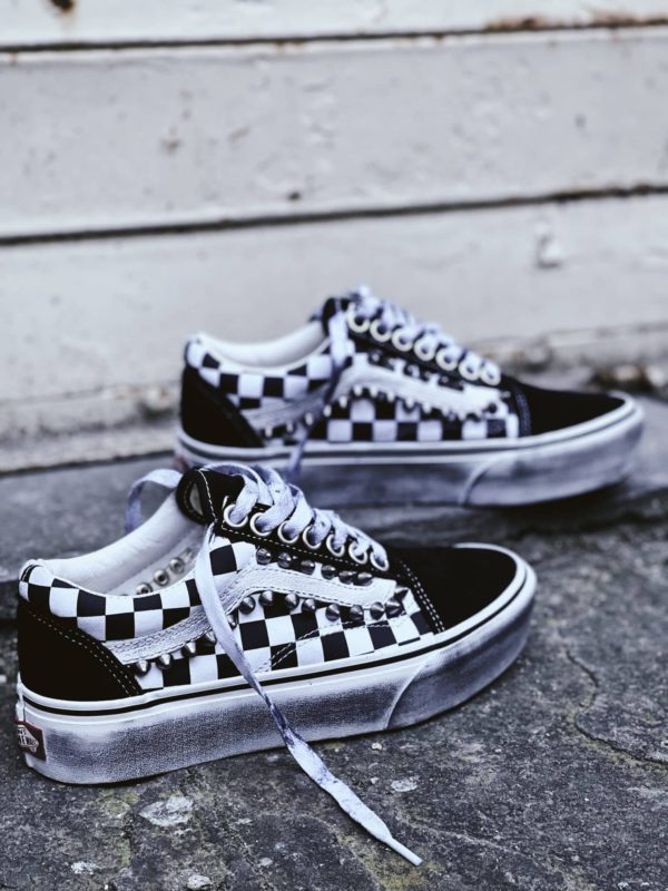 Vans Old Skool Platform Checks (Borchie)