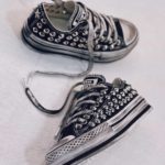 Converse High Platform White Glitter (Silver)