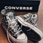Converse High Platform Black Super Zebra