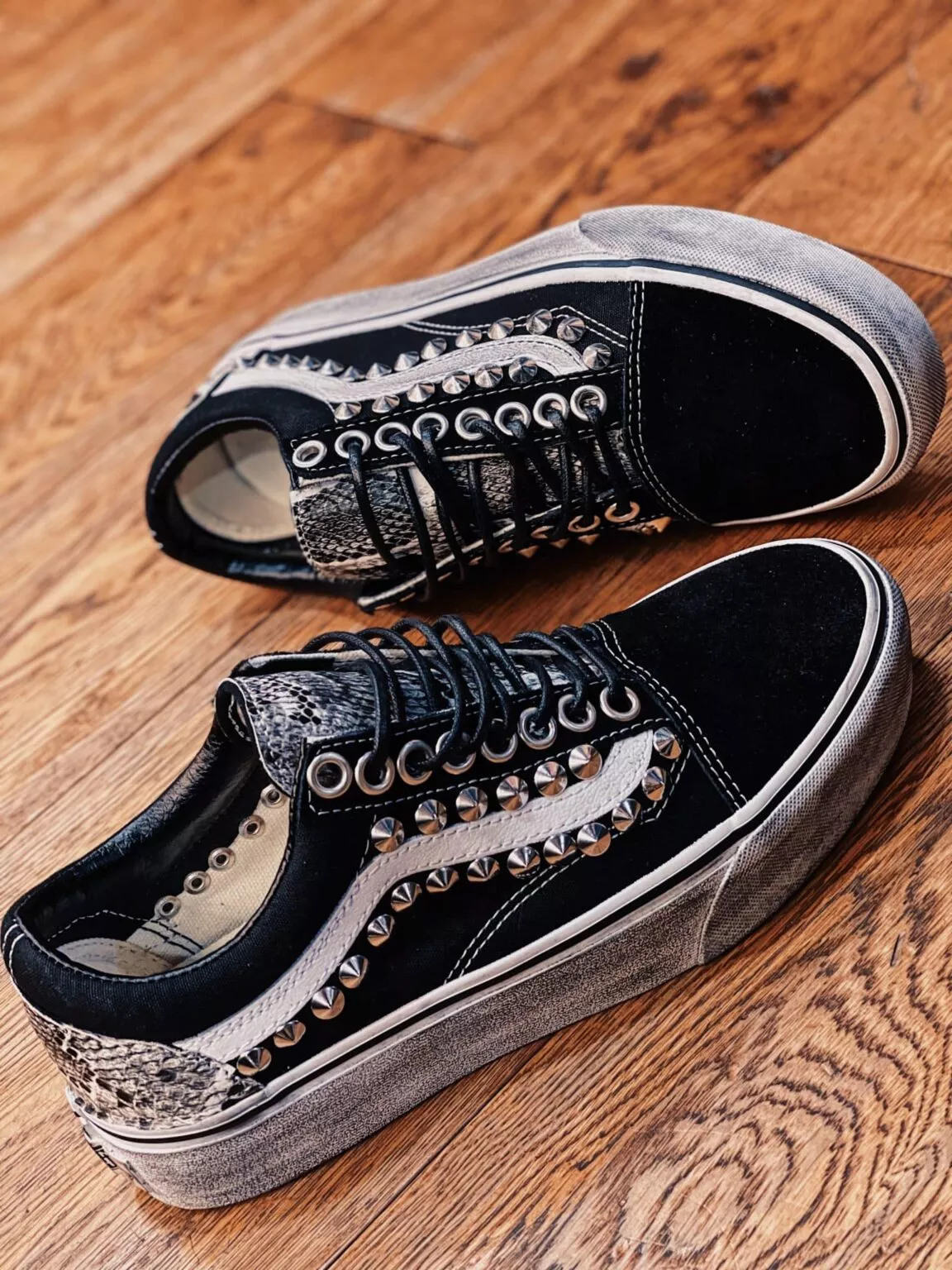 VANS OLD SKOOL PLATFORM Black Super Cobra SAMPLE SALE