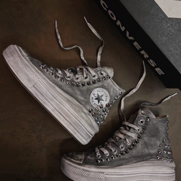 CONVERSE Platform High MOVE LTD Grey Borchie