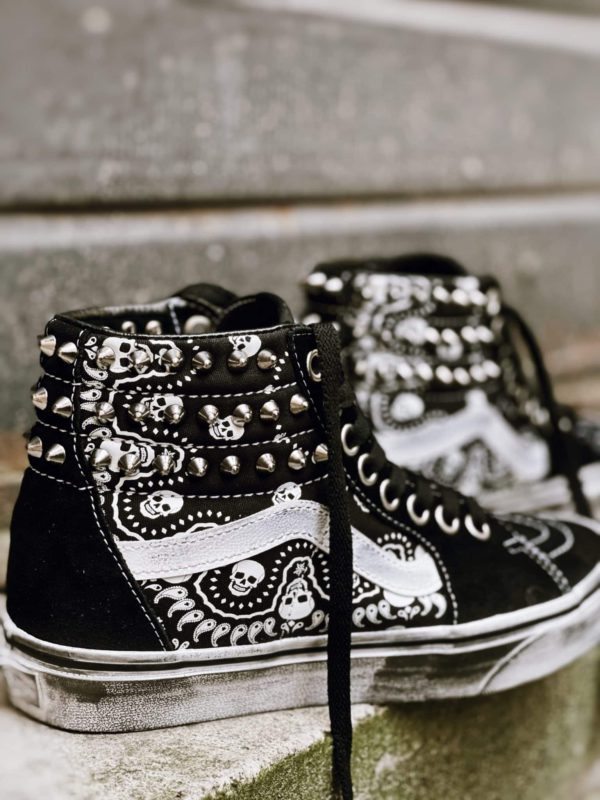 Vans Sk8-Hi Classic Black Bandana