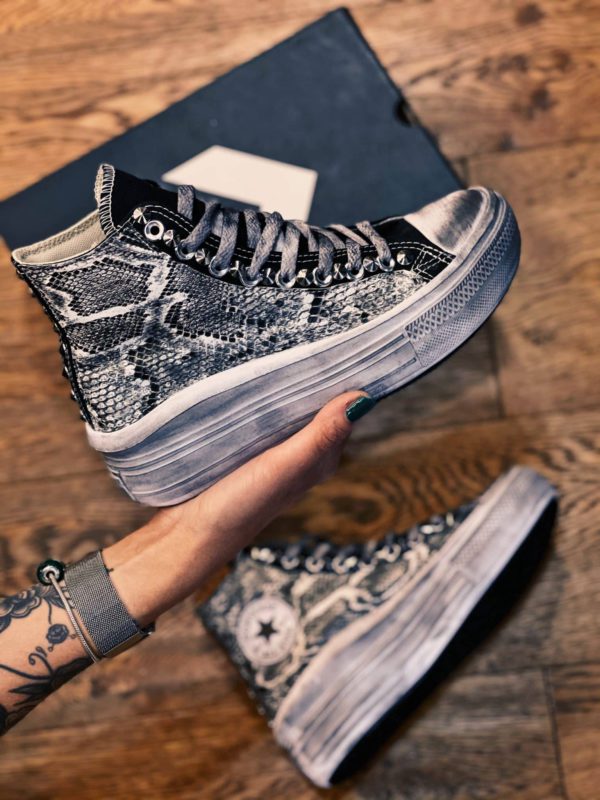 Converse Platform Move Black Cob White