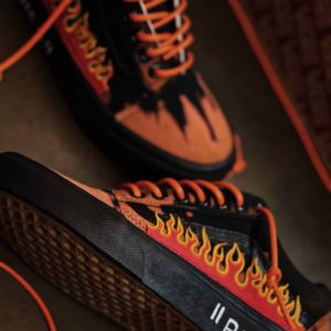 Vans Old Skool Flame Over Dyed Burned
